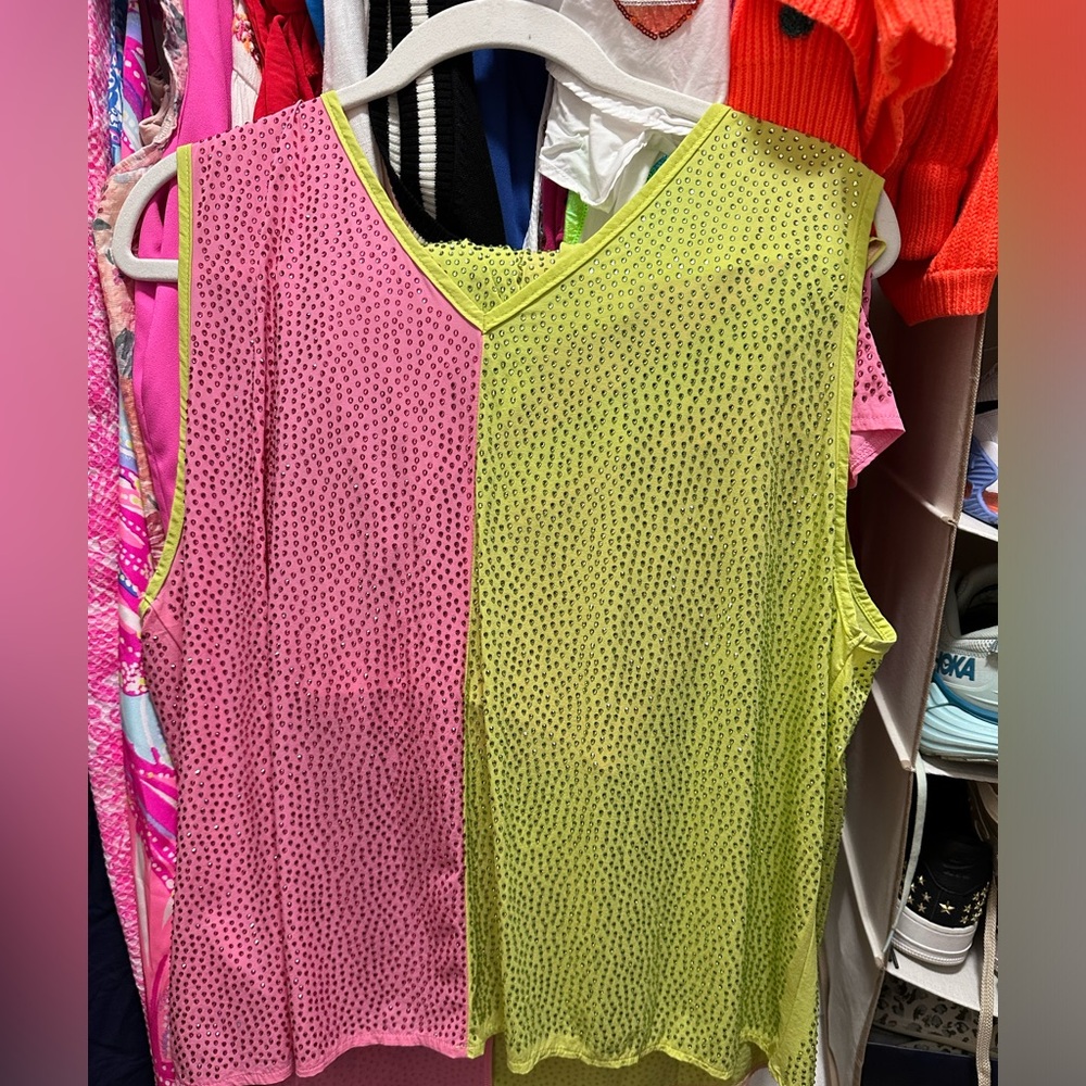 Queen of Sparkles active tank and shorts